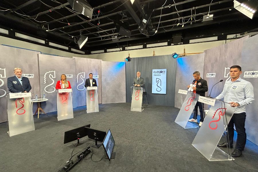 Candidatos apontam prioridades para Itanhaém em debate na Santa Cecília TV