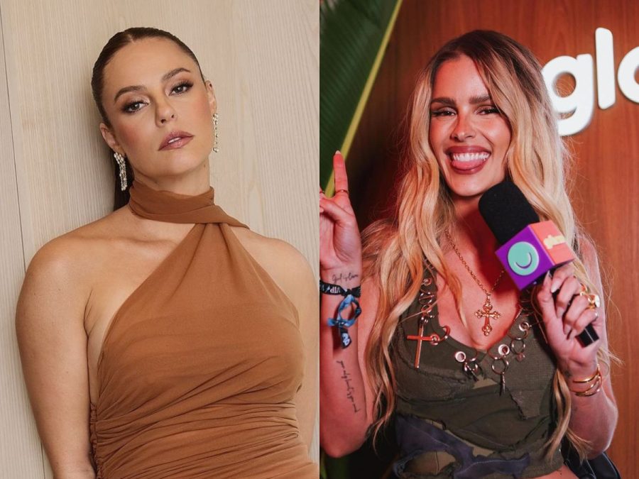 Paolla Oliveira e Yasmin Brunet negam climão no Rock in Rio