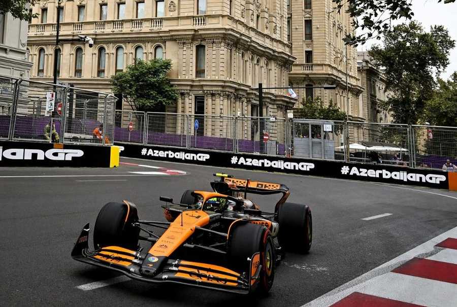 Piastri segura Leclerc em corrida emocionante e vence GP do Azerbaijão com batida no fim