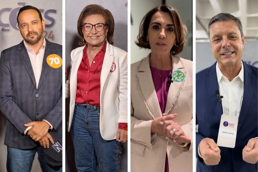 Reveja como foi o debate entre os candidatos à Prefeitura de Santos