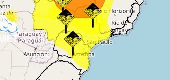 Baixada Santista entra em alerta de tempestade para a noite desta sexta; veja previsão