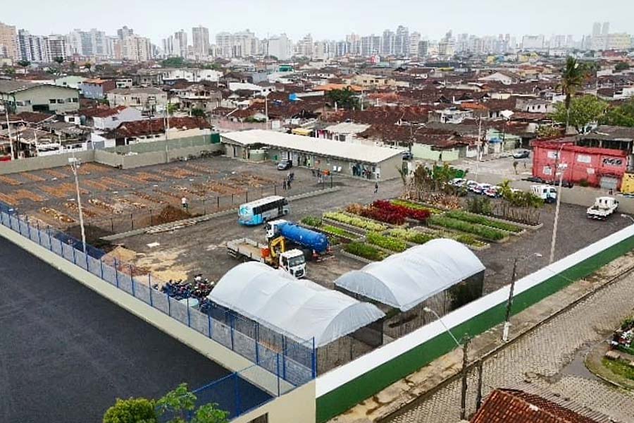 Praia Grande implanta Central de Compostagem e novo Viveiro