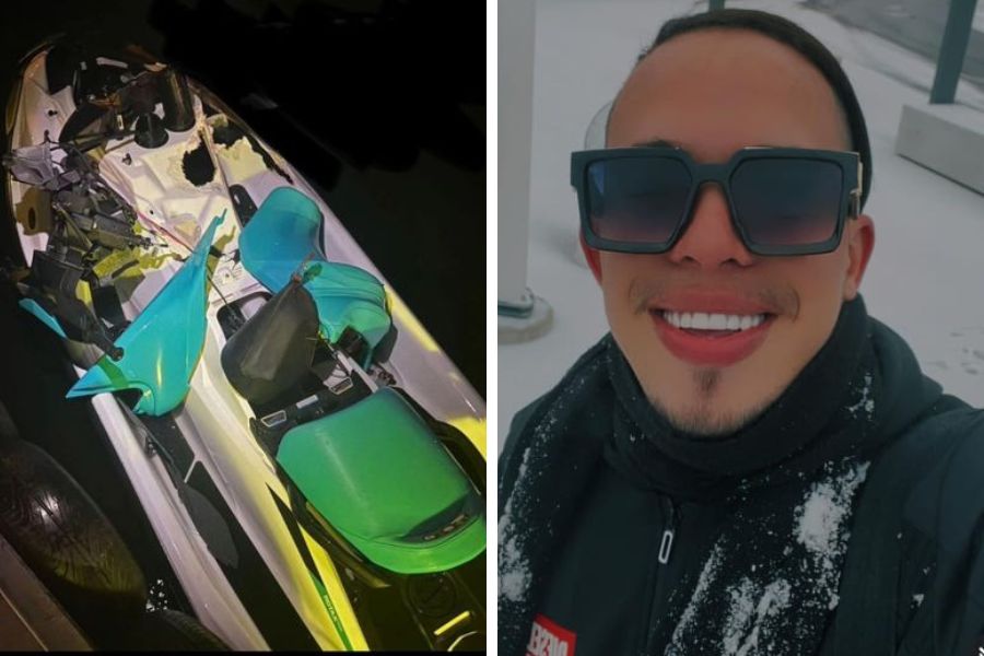 Influenciador digital morre após colisão entre motos aquáticas em São Vicente