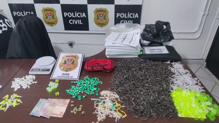 Polícia desmantela dois pontos de venda de drogas em Itanhaém em ações consecutivas