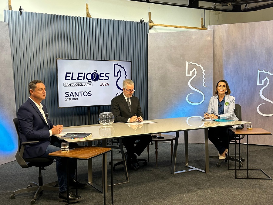 Debate com propostas e declarações ácidas marca reta final do segundo turno em Santos