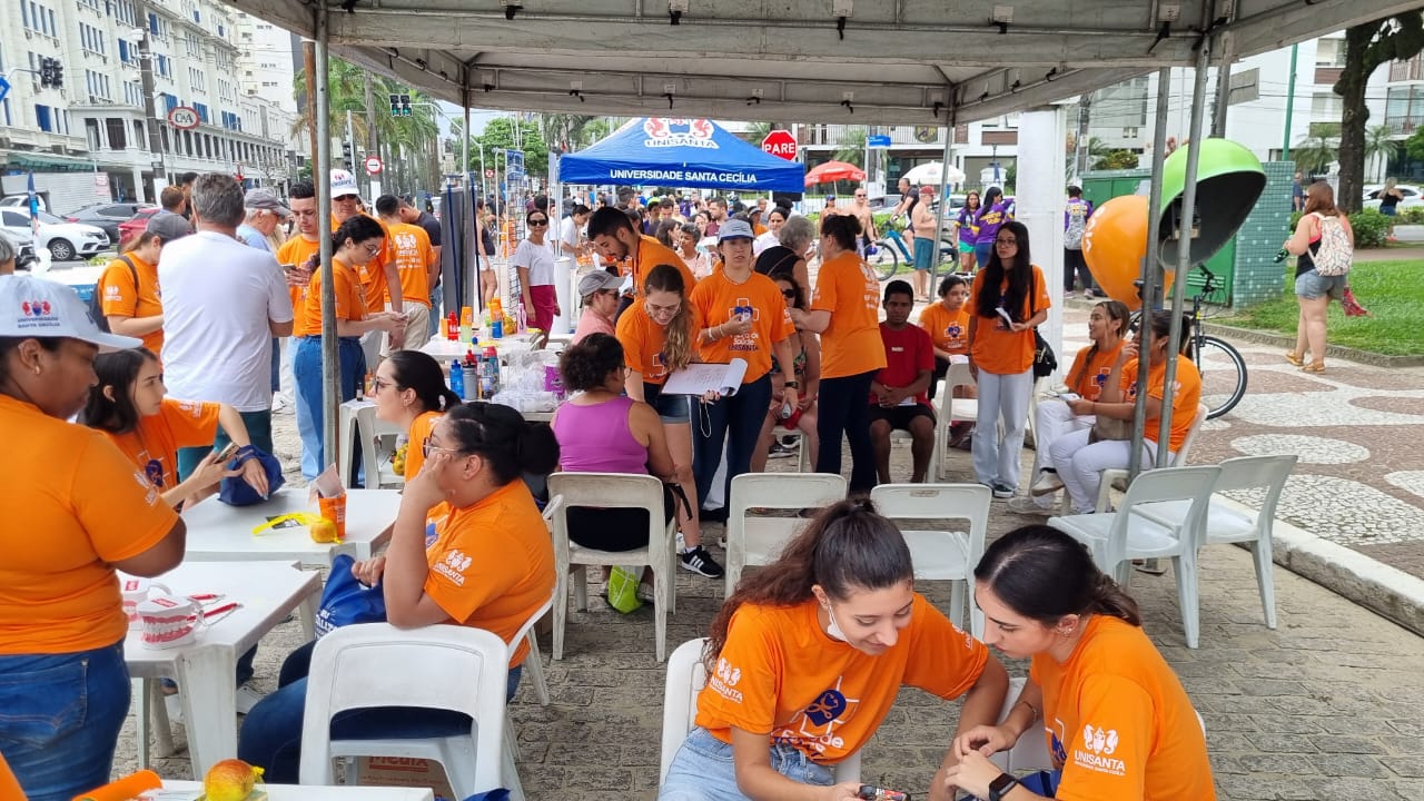 Feira de Saúde da Unisanta realiza mais de 3 mil atendimentos