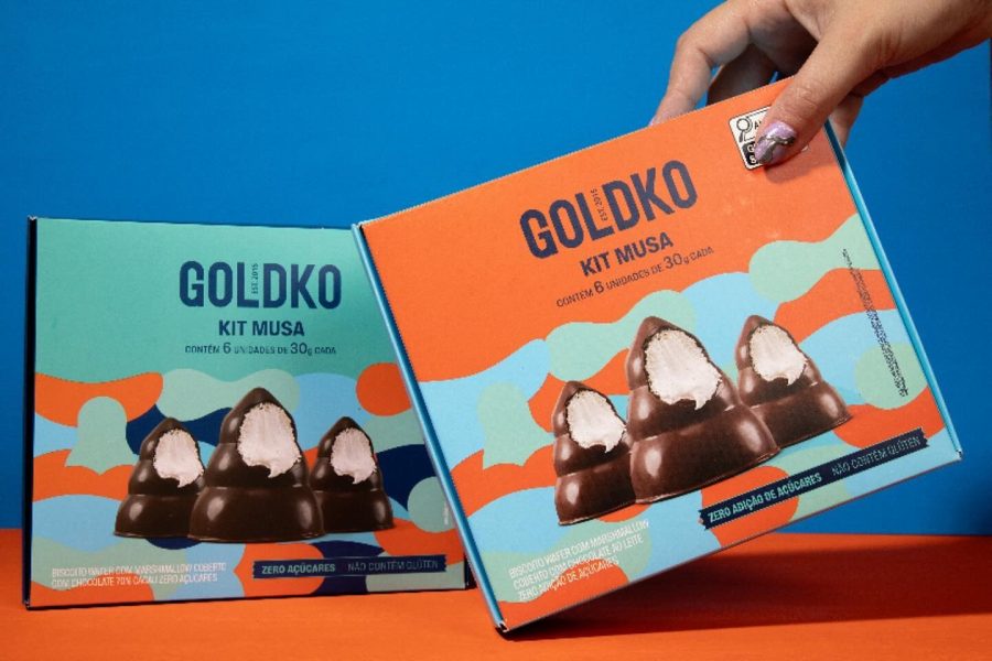 GoldKo inaugura em Santos com chocolates zero açúcar e opções saudáveis