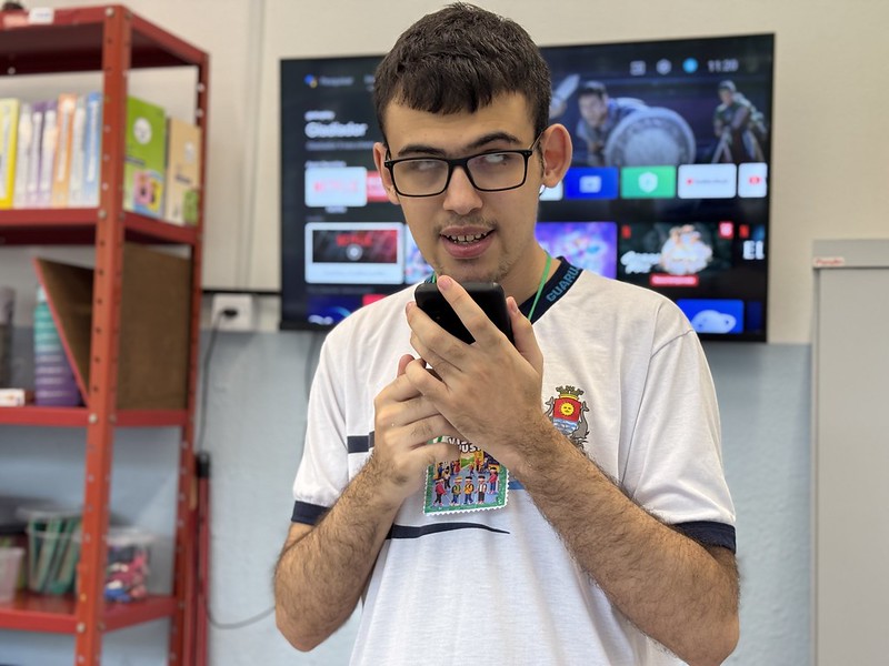 Estudante com 10% de visão inspira projeto inédito em Guarujá