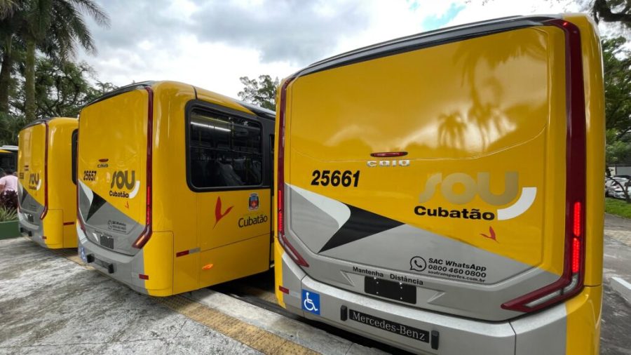 Transporte público de Cubatão conta com ônibus novos a partir desta quinta