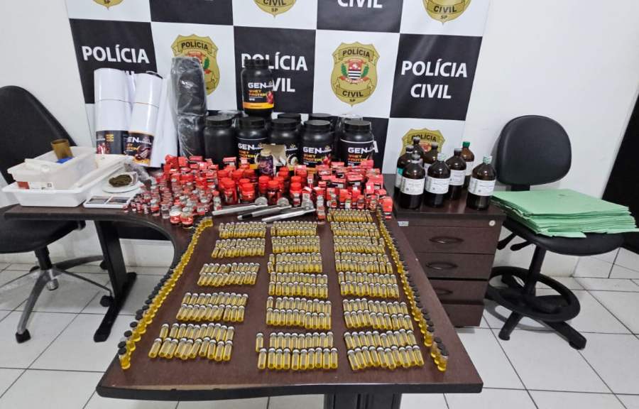 Responsável por fábrica clandestina de Whey Protein e anabolizantes é preso em Mongaguá; VÍDEO