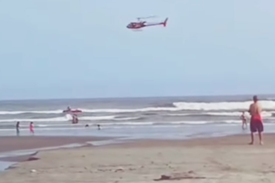 Irmãos se afogam e desaparecem na praia da Vila Caiçara