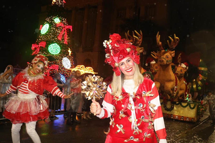 Natal Criativo leva o encanto das festas a mais de 180 mil pessoas no Centro de Santos