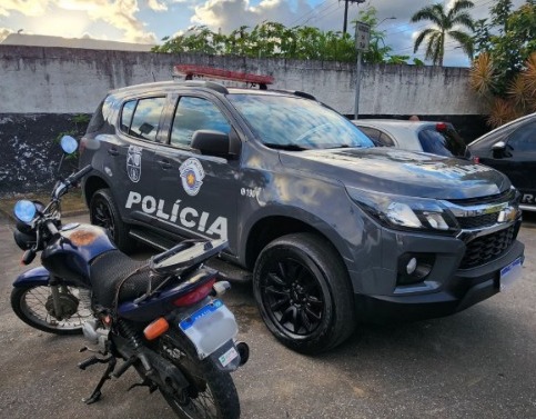 Baep prende homem com moto furtada em Praia Grande