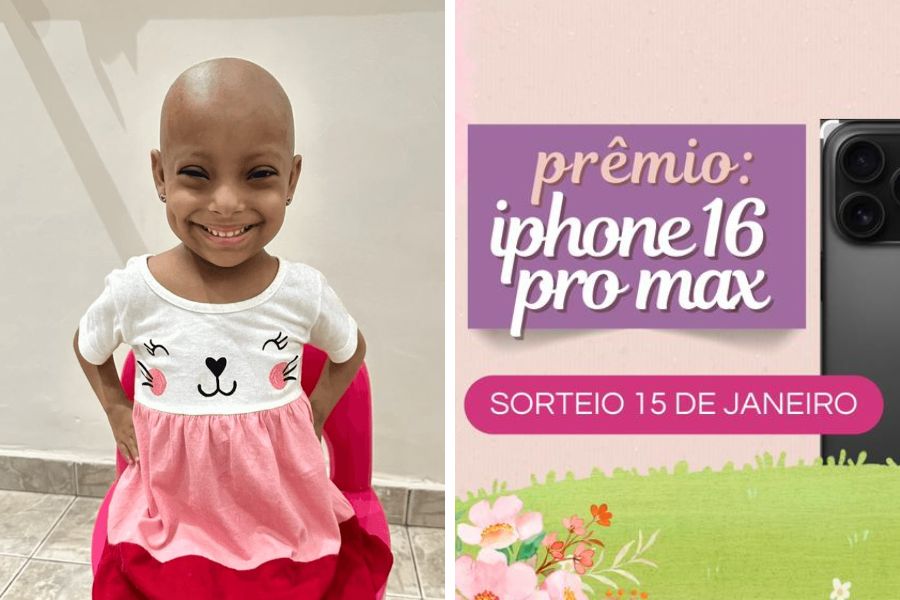 Mãe organiza rifa solidária para ajudar filha de 4 anos diagnosticada com leucemia