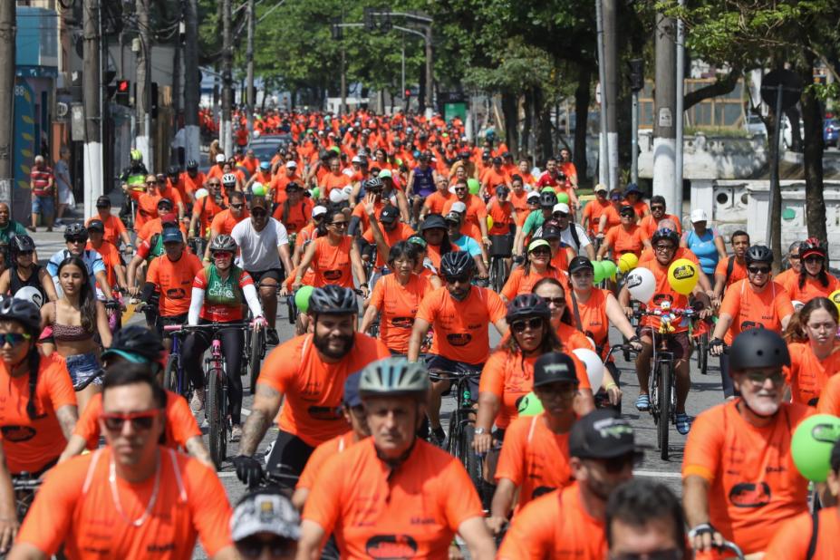 Passeio ciclístico de comemoração ao aniversário de Santos abre inscrições nesta segunda