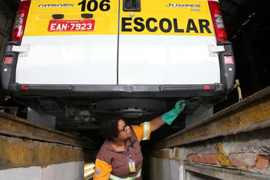 Transporte escolar de Santos deve realizar vistoria até 20 de fevereiro