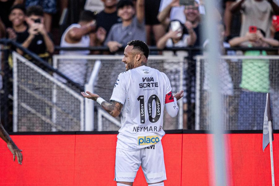 Neymar faz gol olímpico e Santos vence a Inter de Limeira por 3 a 0