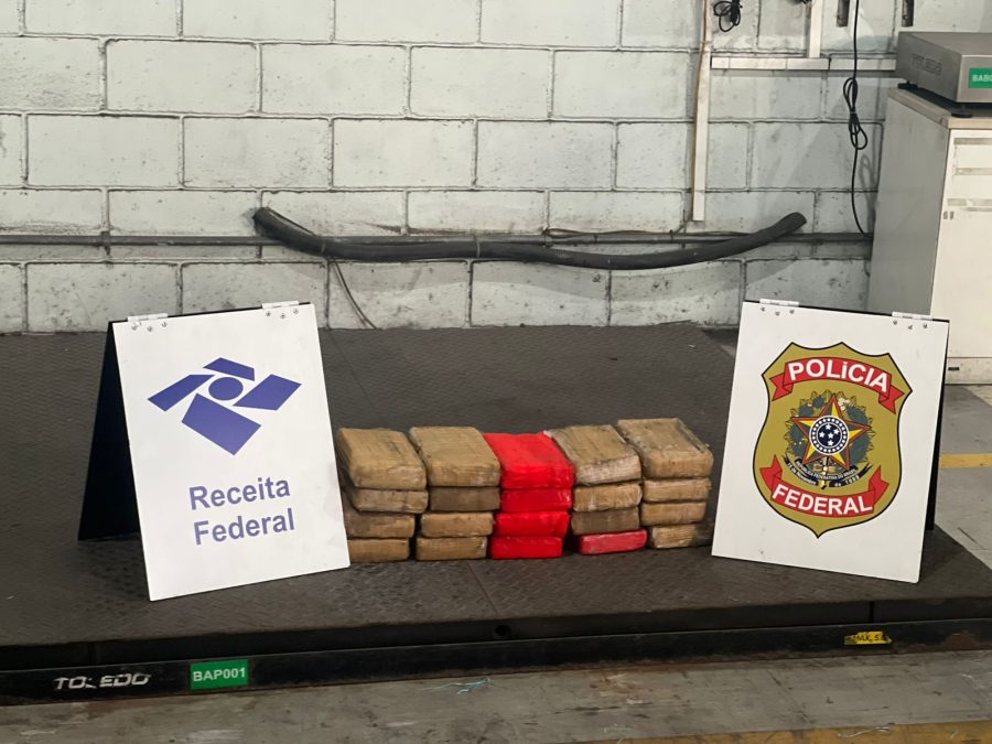 PF apreende 24 kg de cocaína no Porto de Santos