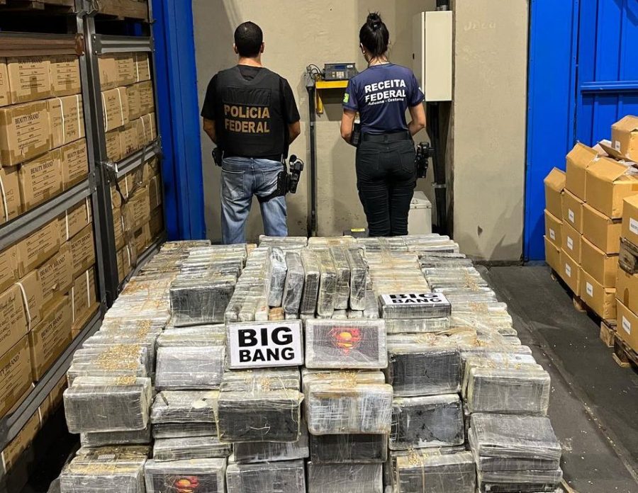 Polícia Federal apreende 815 kg de cocaína no Porto de Santos