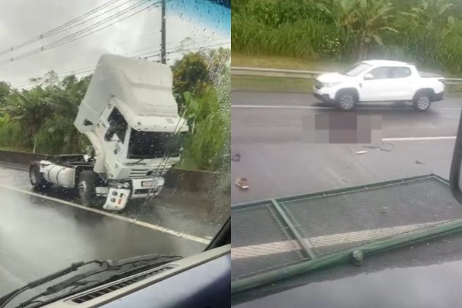 Motorista de caminhão morre em acidente na Rodovia Cônego Domênico Rangoni