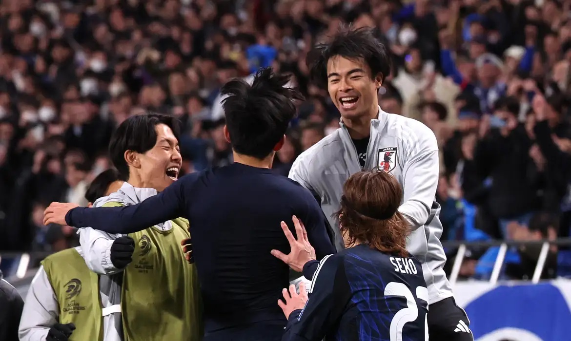 Japão é 1º classificado para Copa do Mundo 2026 após 2 a 0 no Bahrein