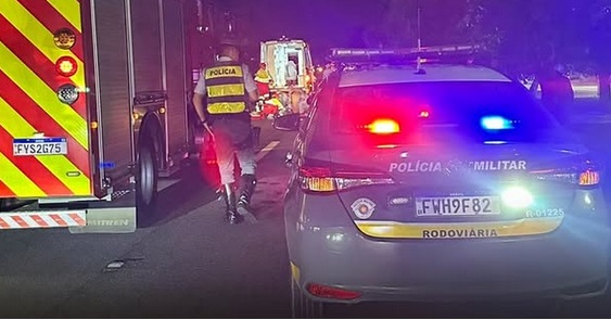 Homem em situação de rua morre após ser atropelado por moto em Praia Grande