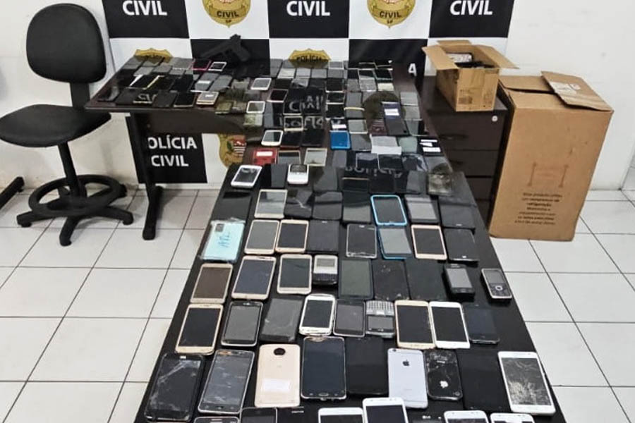 Mais de 4,5 mil celulares são apreendidos na terceira fase de operação na Baixada Santista