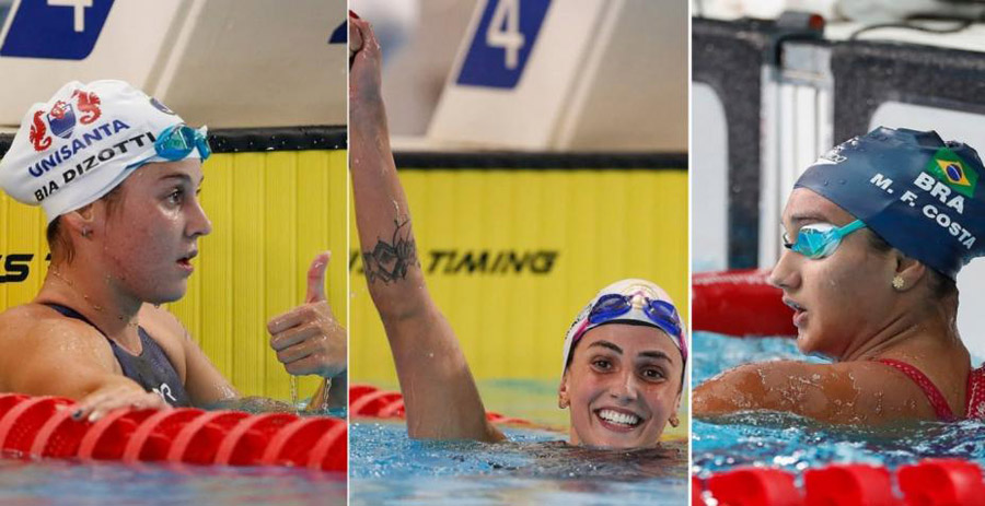 Nadadoras da Unisanta conquistam cinco medalhas em competição nos Estados Unidos