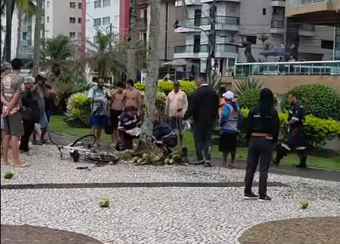 Reprodução/Facebook @praiagrandeagora 