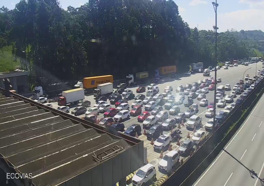 Congestionamento chega a 44 km no sentido litoral no Sistema Anchieta-Imigrantes
