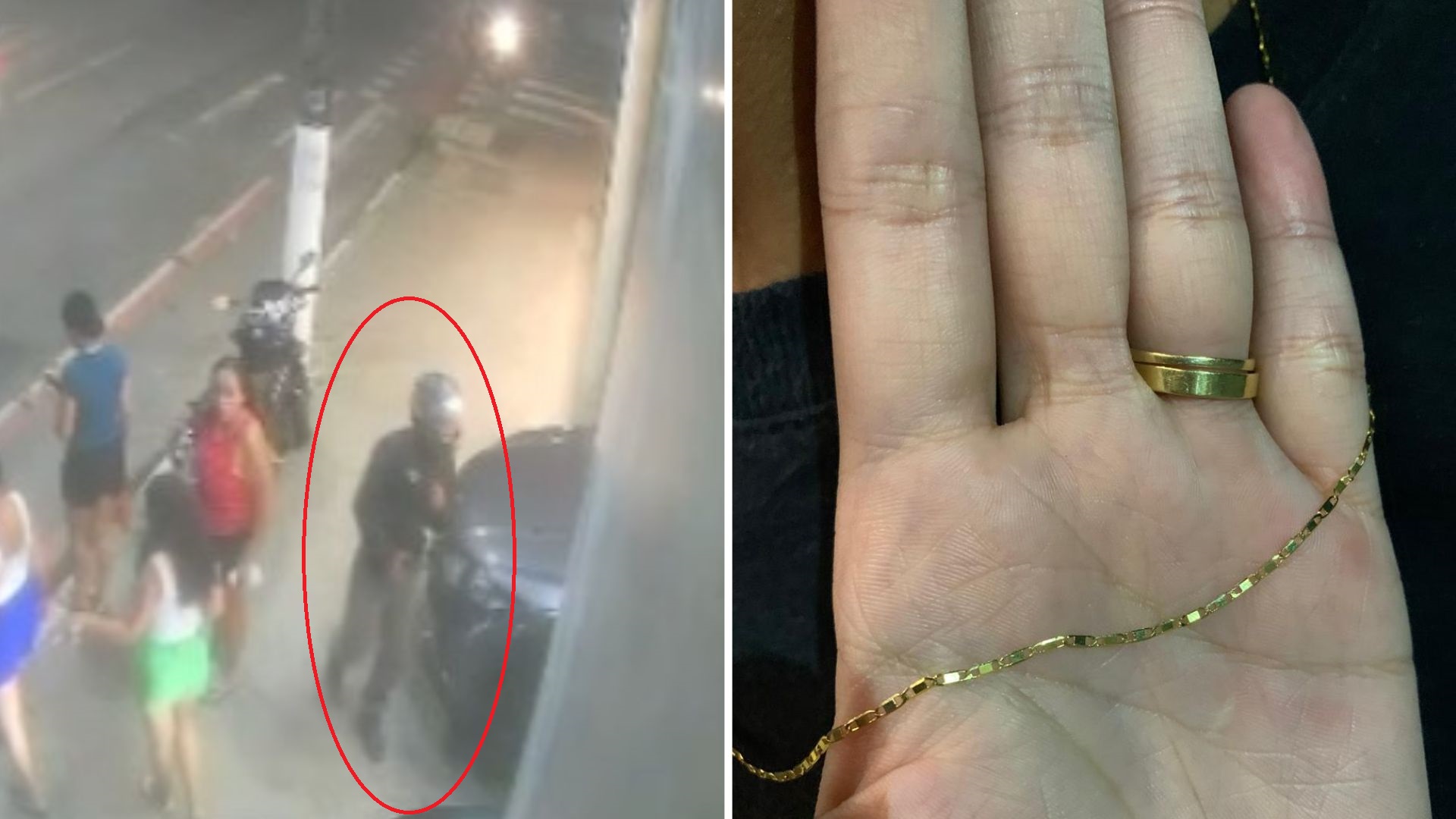 Comerciante é rendido e tem cordão de ouro roubado por criminoso armado em Guarujá; VÍDEO