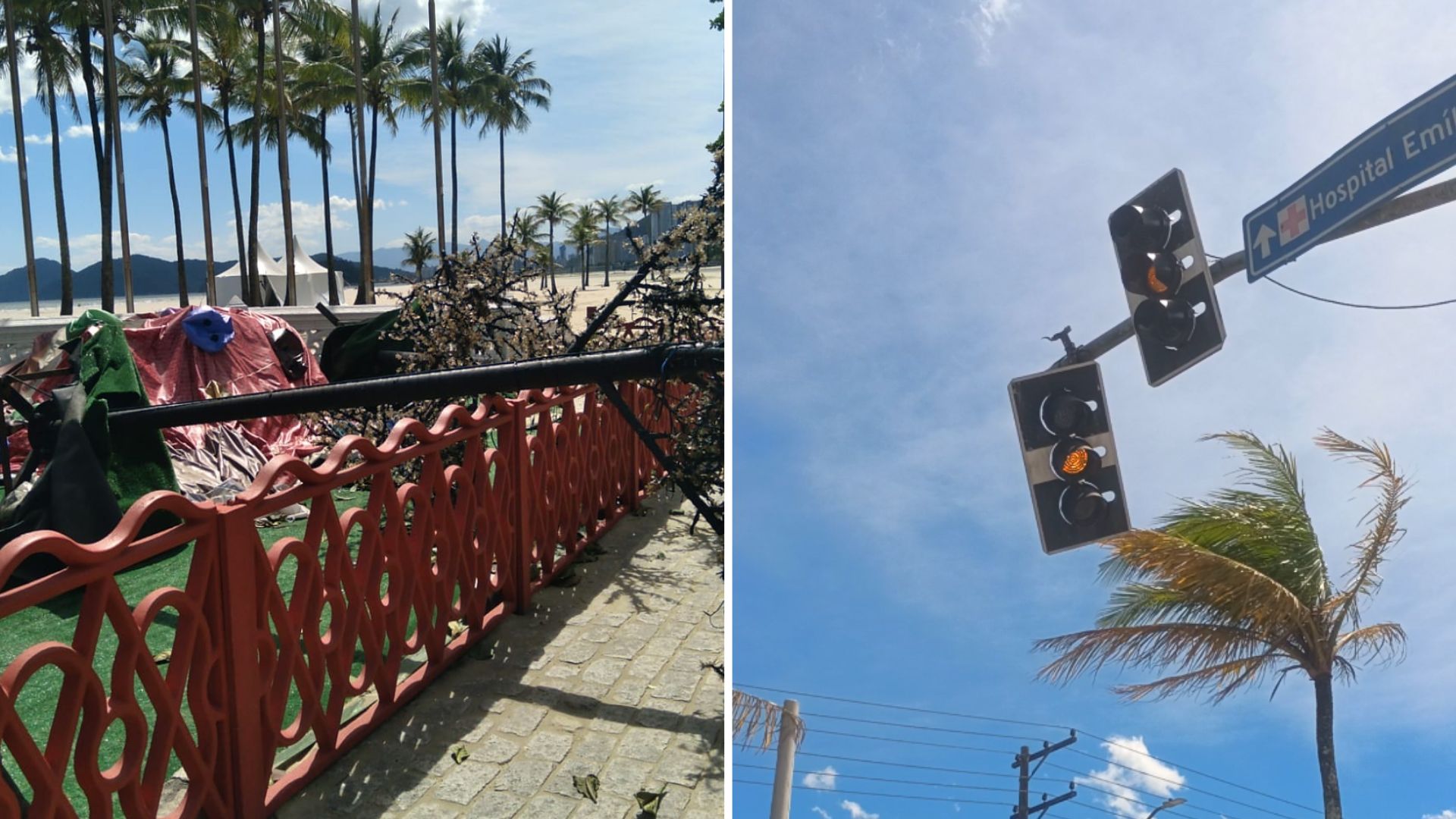 Ciclone extratropical causa ventania e estragos na Baixada Santista; entenda o fenômeno