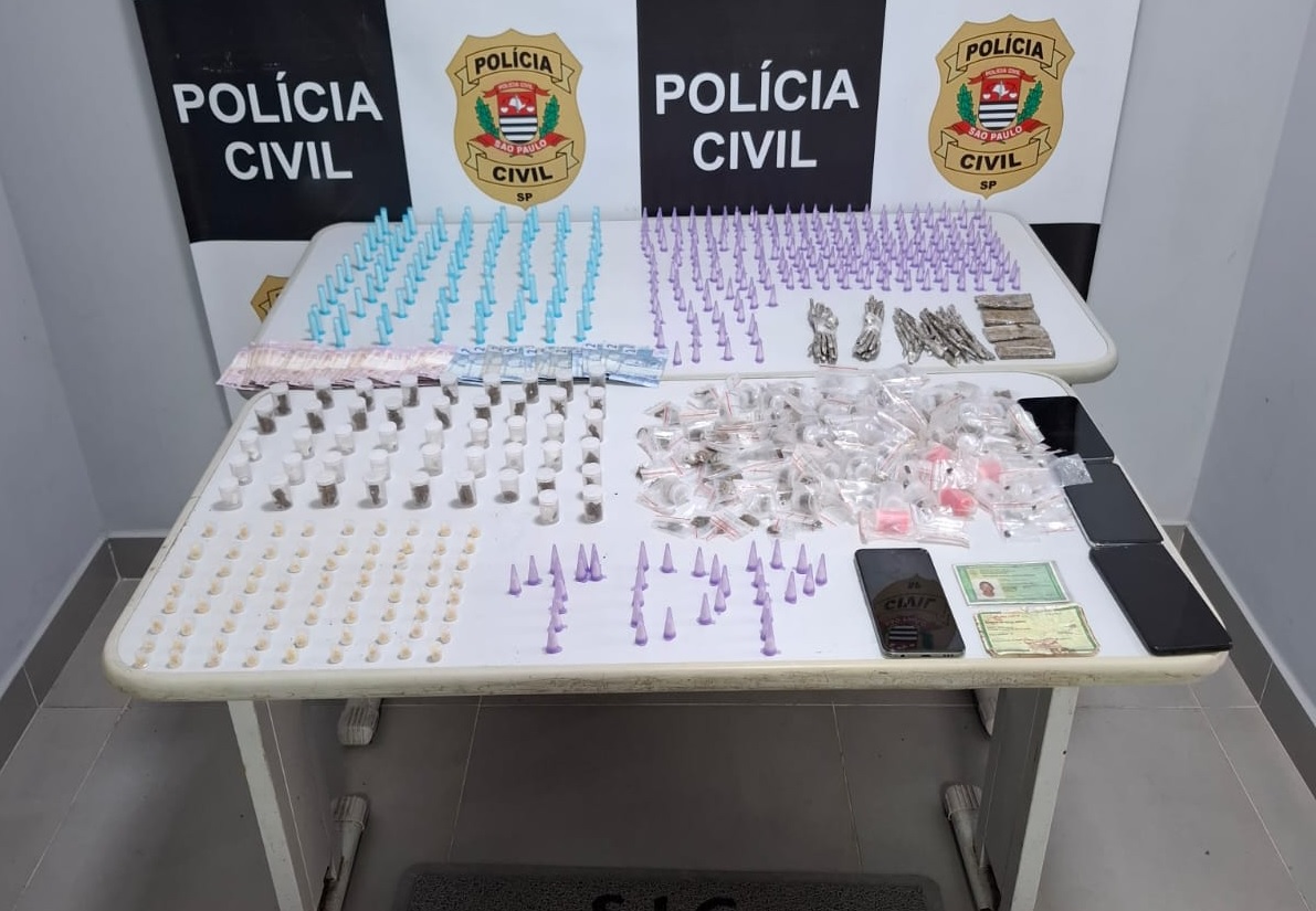 Polícia Civil prende dois homens por tráfico de drogas em Praia Grande