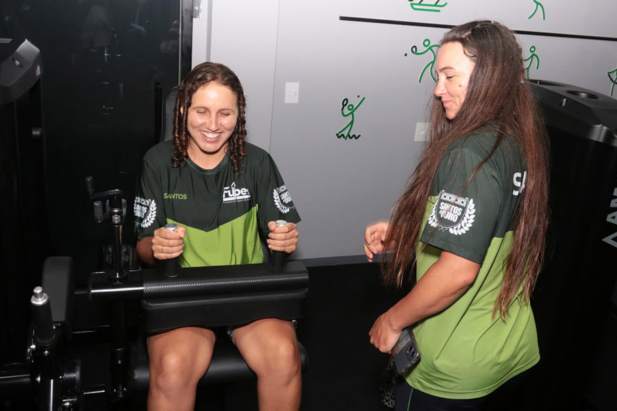 Novo Quebra-Mar ganha moderna academia para treinamento de atletas santistas