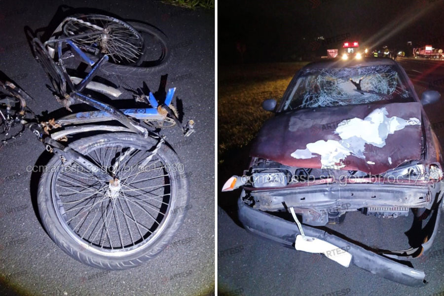 Ciclista morre após ser atingido por veículo na Rodovia dos Imigrantes, em Cubatão