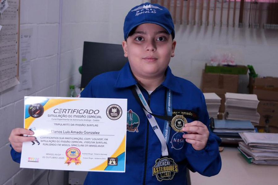 Estudante santista participa de programa internacional ligado à Nasa