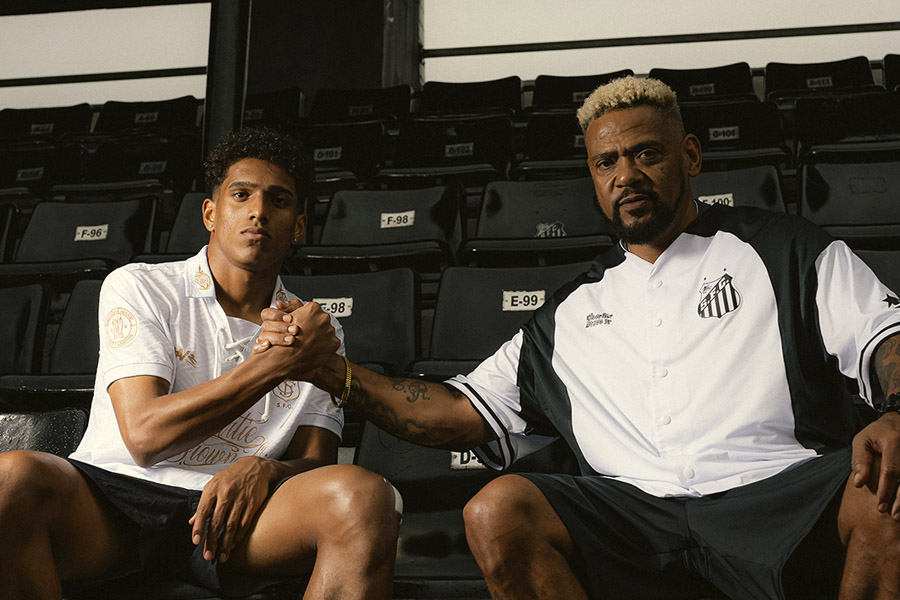 Santos, Wanted e Charlie Brown Jr. se unem em lançamento de collab histórica