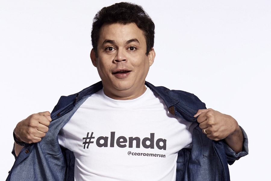 Humorista Emerson Ceará se apresenta nesta quarta-feira em teatro de Guarujá