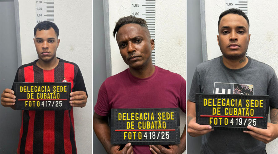 Polícia Civil prende bando em Cubatão e recupera carros e caminhão furtados