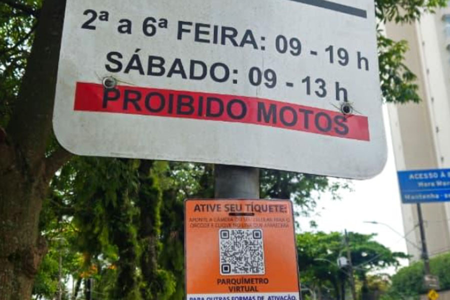 Santos passa a contar com parquímetros virtuais para facilitar estacionamento na Zona Azul