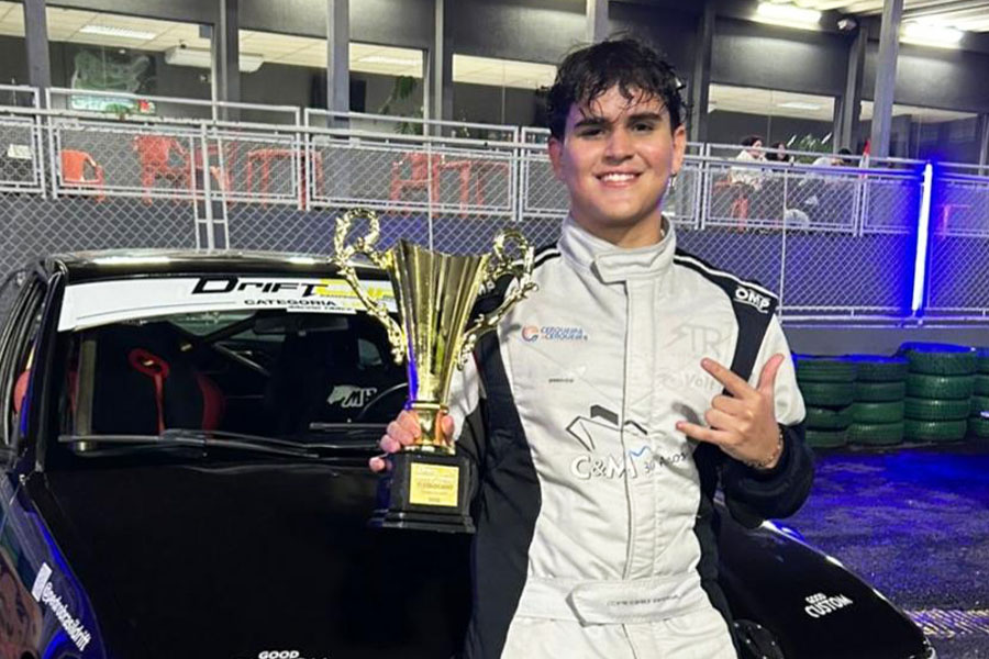 Piloto santista Pedro Brasil é o novo campeão paulista de drift