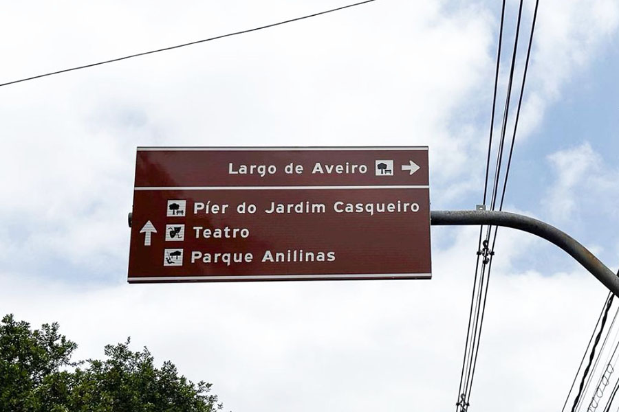 Cubatão passa a ter placas de sinalização turística por toda a cidade