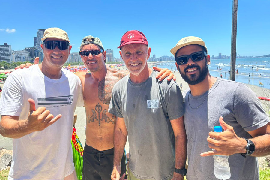 ‘Salazar Ocean Day’ reúne surfistas no Quebra-Mar e arrecada panetones para ação solidária no Natal