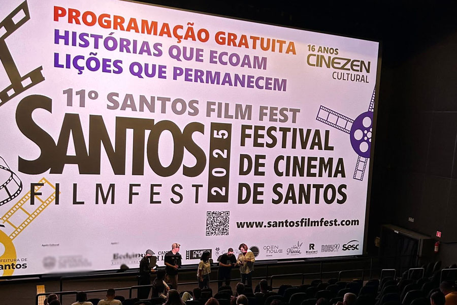 12º Santos Film Fest abrirá inscrições gratuitas para filmes de todo o Brasil em janeiro