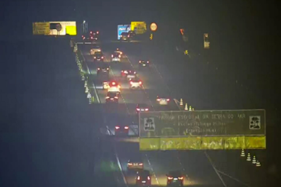 Rodovia dos Imigrantes registra lentidão na volta de motoristas para a Capital