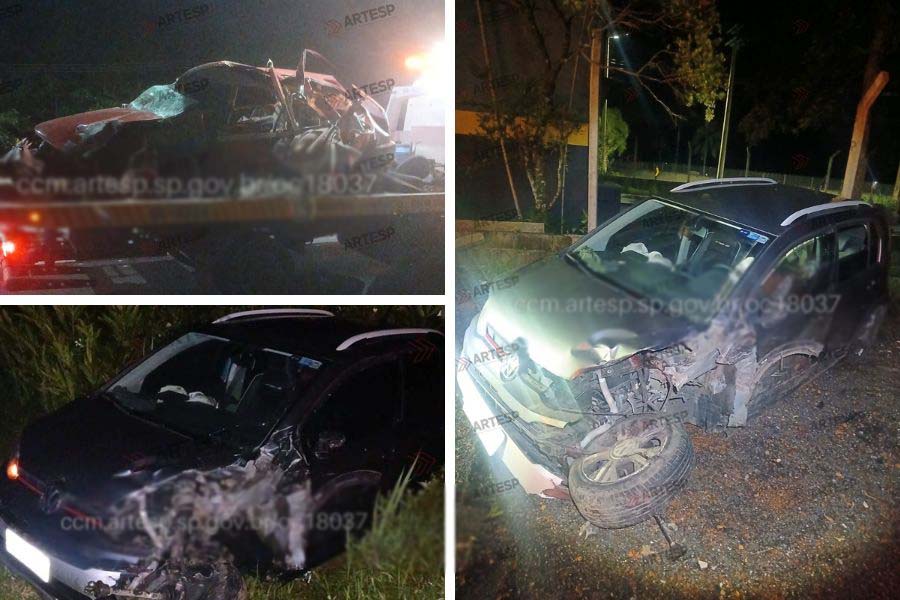 Motorista morre após colisão frontal entre carros em rodovia de Santos