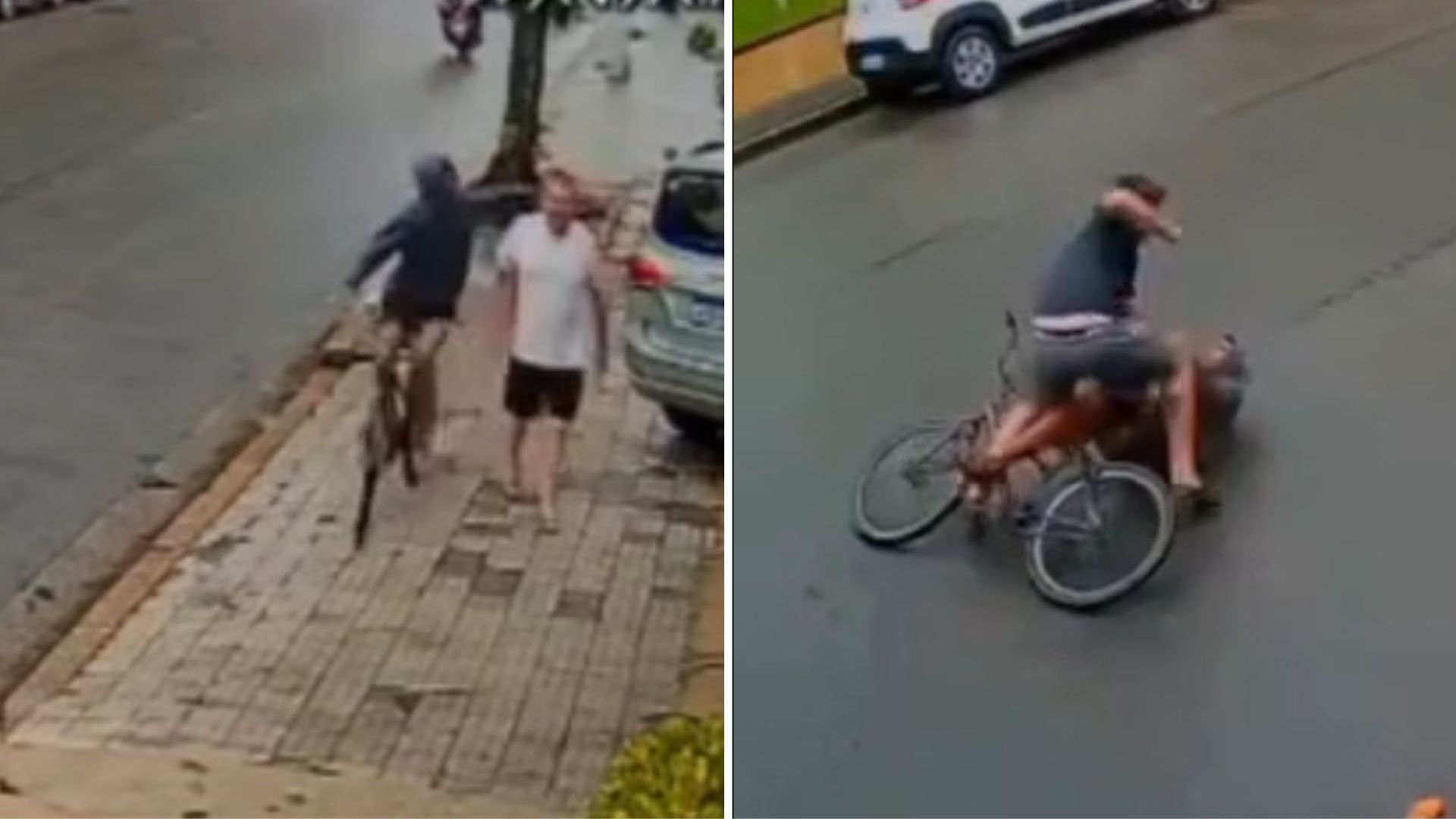 Homem derruba e contém adolescente após furto contra idoso em avenida de Santos; VÍDEO