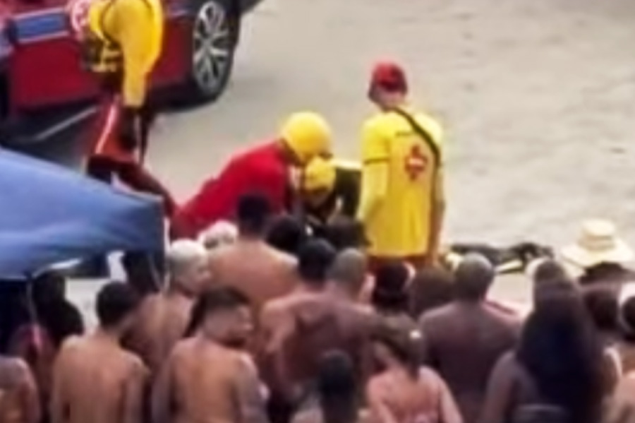 Banhista morre afogado no mar em Praia Grande; menina é resgatada pelo GBMar