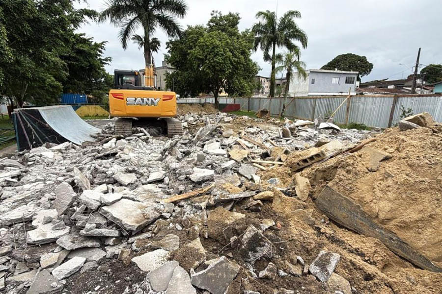 Praça da Zona Noroeste de Santos será revitalizada e terá pistas de pump track