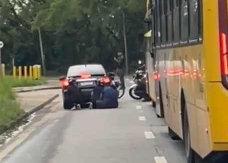 Suspeito de furto de veículo morre após confronto com a PM em Cubatão